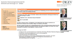 Desktop Screenshot of digev-ev.de
