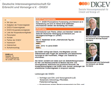 Tablet Screenshot of digev-ev.de